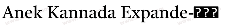 Anek Kannada Expande字体转换 Anek Kannada Expande字体转换